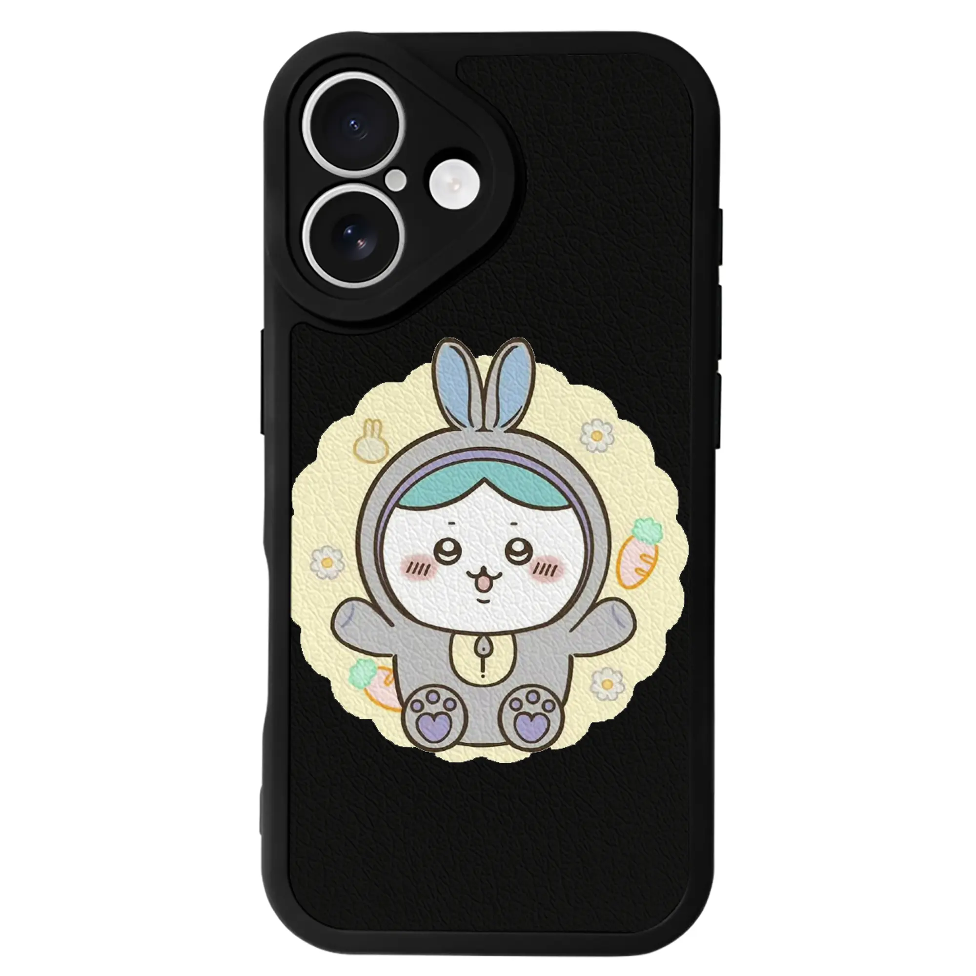 ちい が わ グッズ ハチワレ - IPhone 16シリーズ対応 ・ シリコンスマホケース ・ レザー調 ・ 高精度フィット ・ 耐衝撃 ・ ワイヤレス充電対応 ・ 精密カット